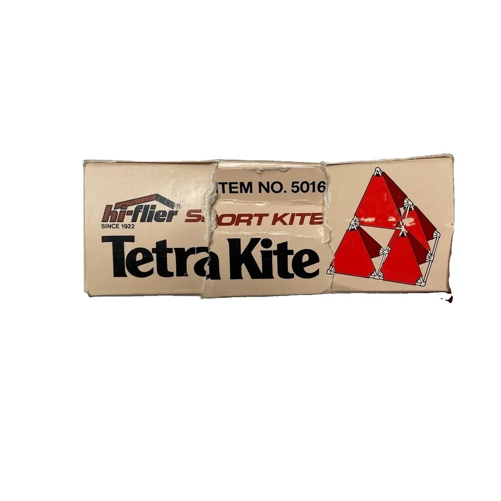 Vintage 1973 Tetra Kite Kit Alexander Graham Bell Synestructics 5016 Complete